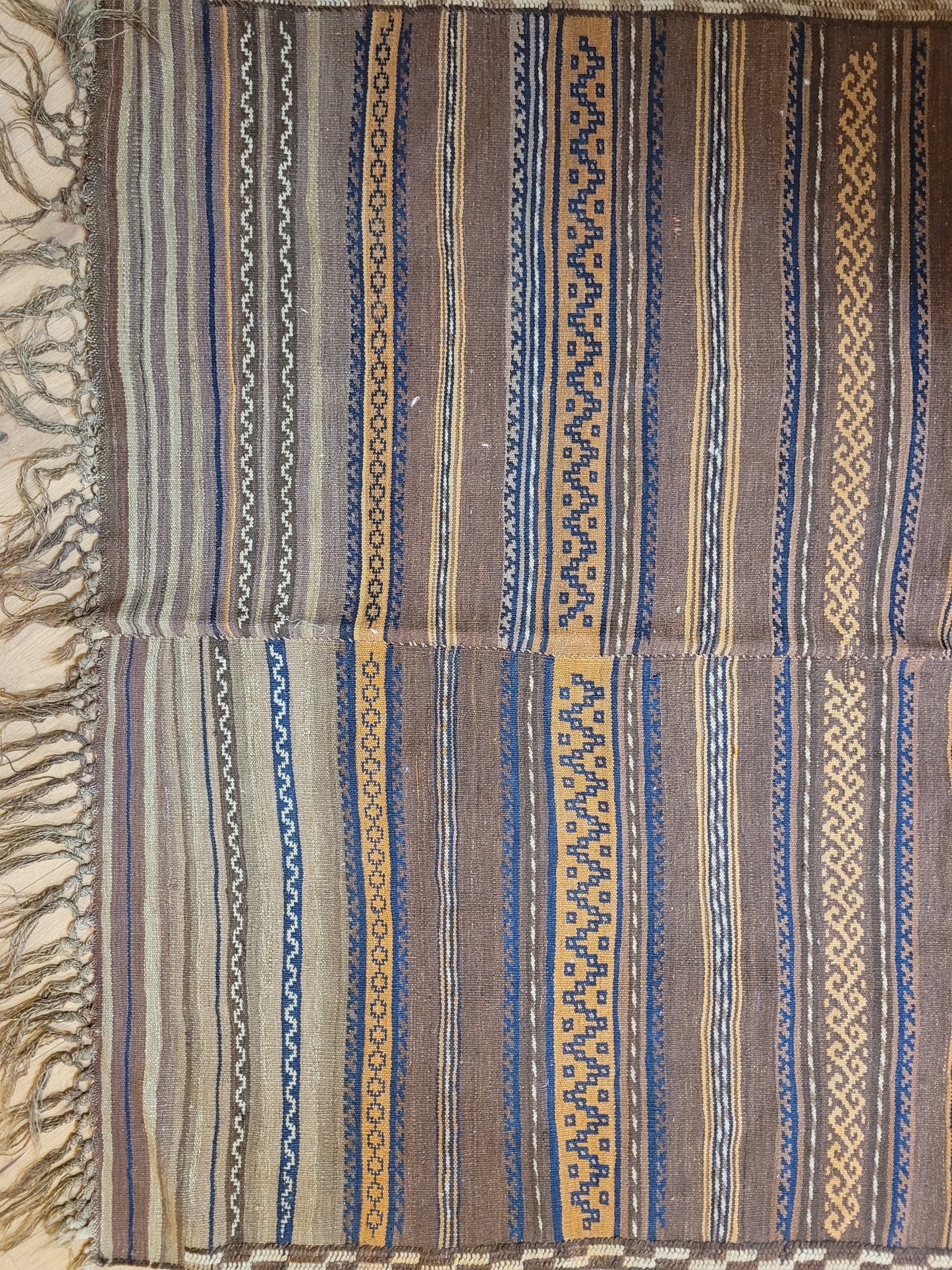 Orientteppich handgeknüpft Gashgai Kelim 273×163 cm