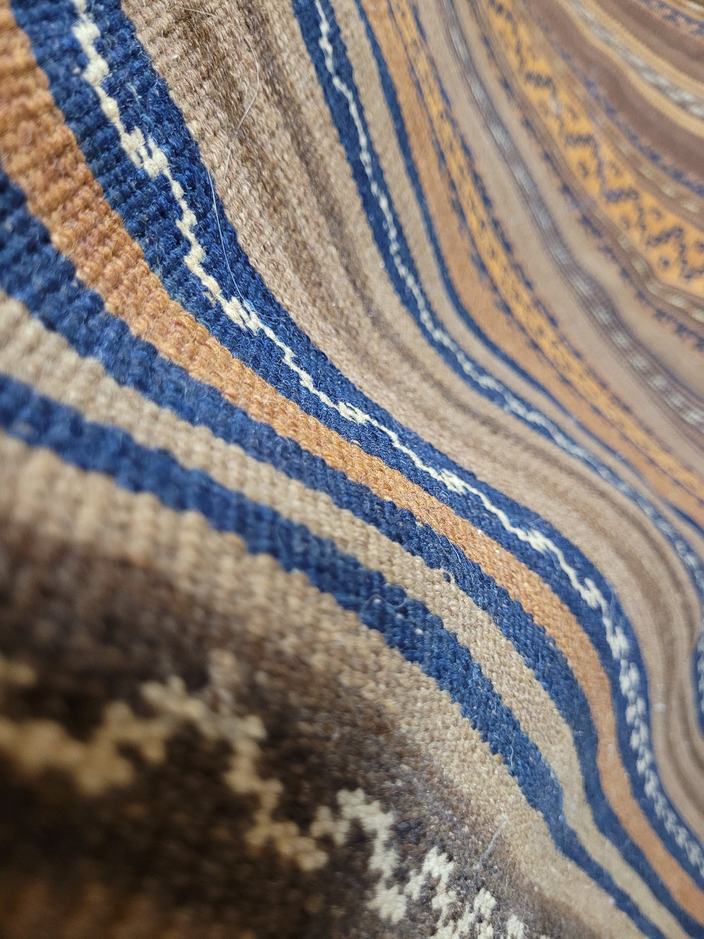 Orientteppich handgeknüpft Kelim 273×163 cm Gashgai Streifenmuster