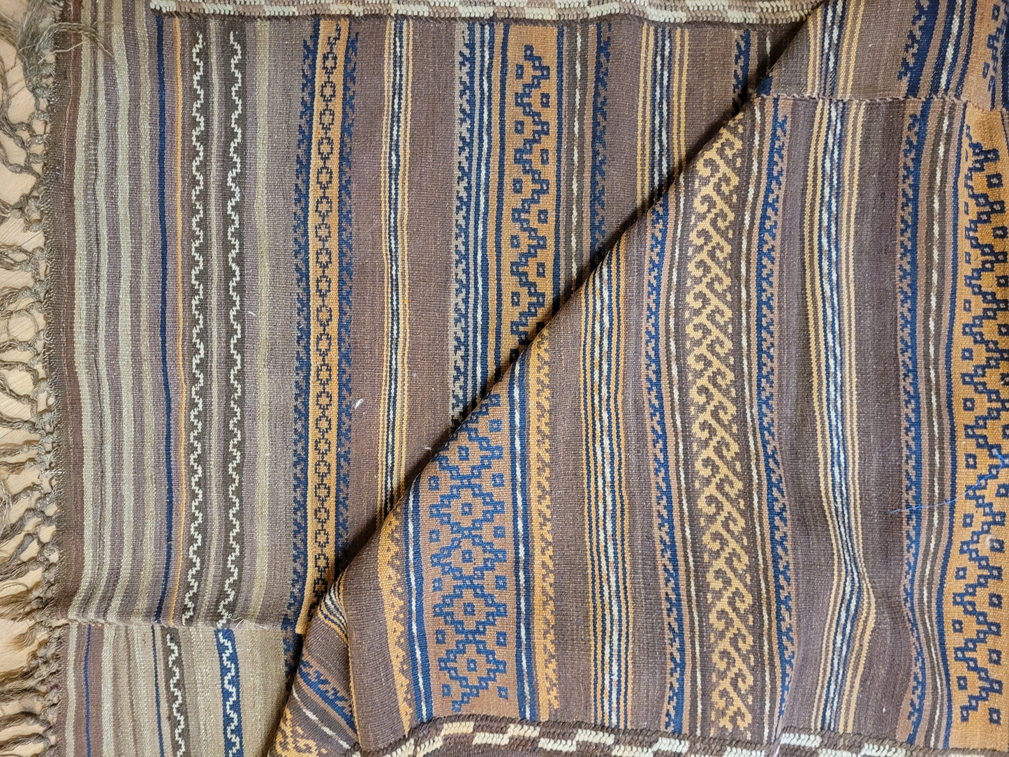 Orientteppich handgeknüpft Gashgai Kelim 273×163 cm