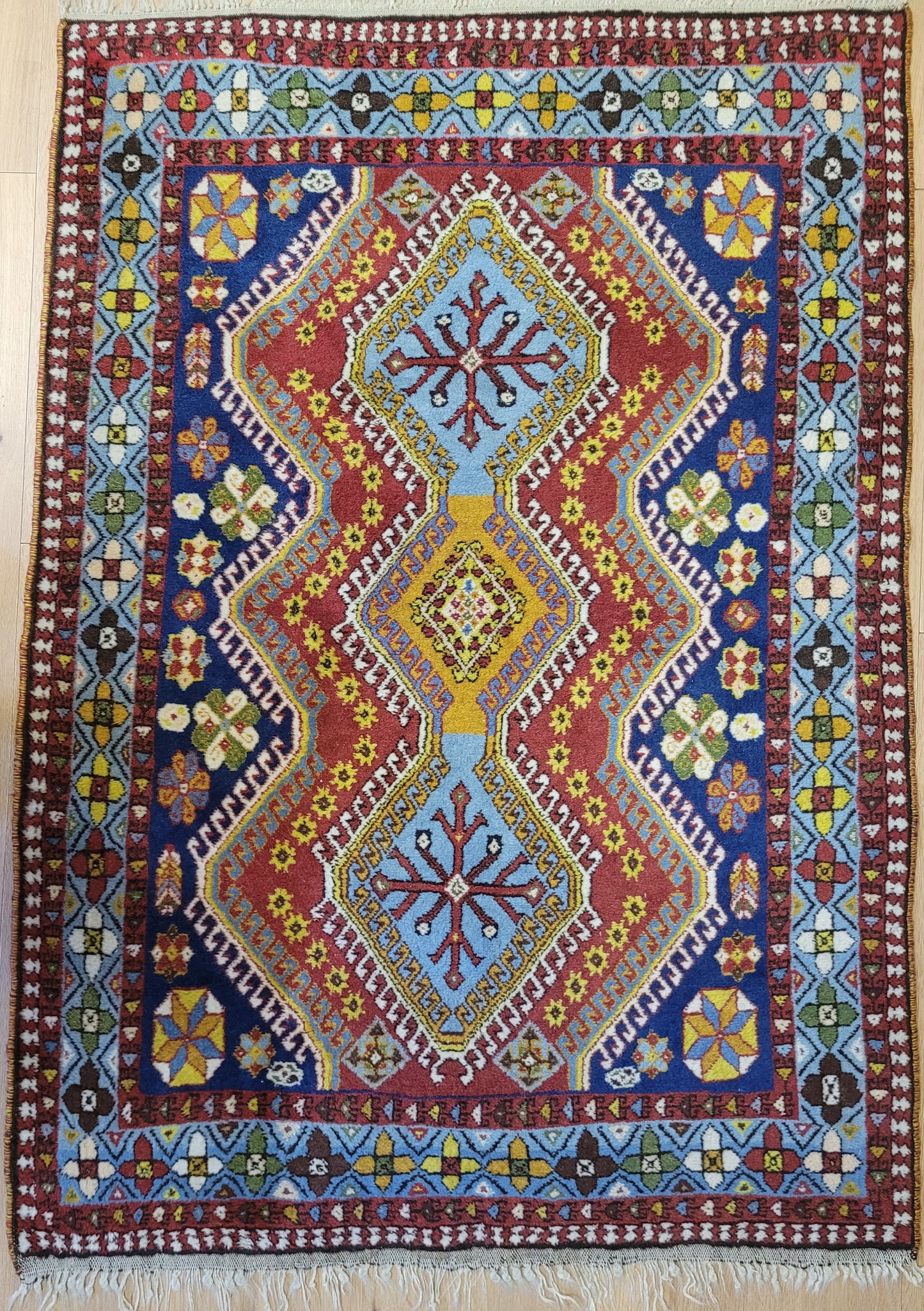 Orientteppich handgeknüpft Gashgai 160×114 cm