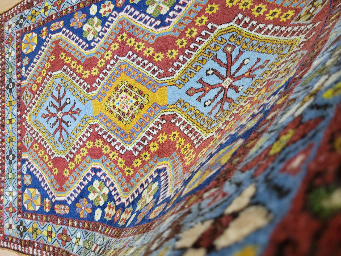 Orientteppich handgeknüpft Gashgai 160×114 cm