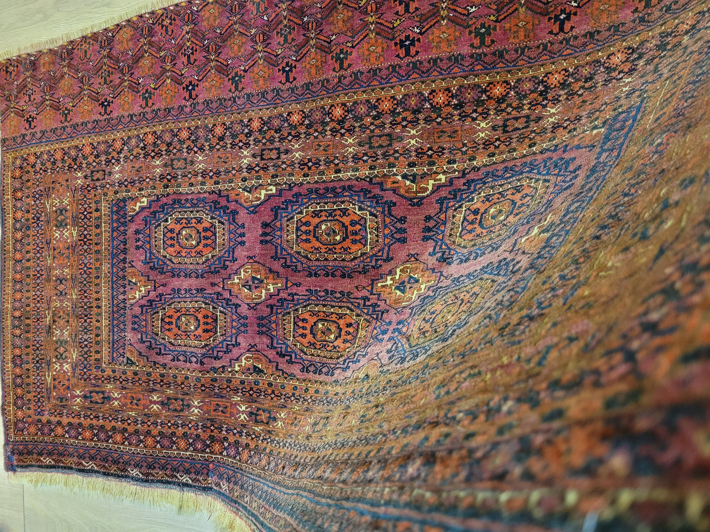 Orientteppich handgeknüpft Jomut 146×80 cm