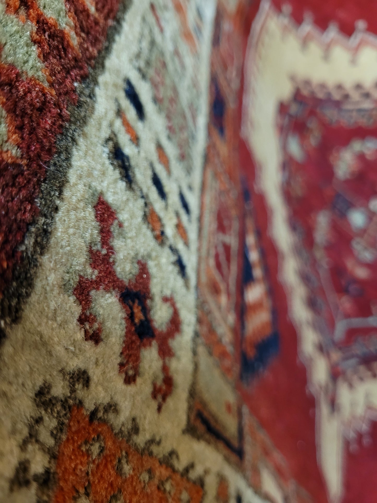 Orientteppich handgeknüpft Sgrab 234×115 cm