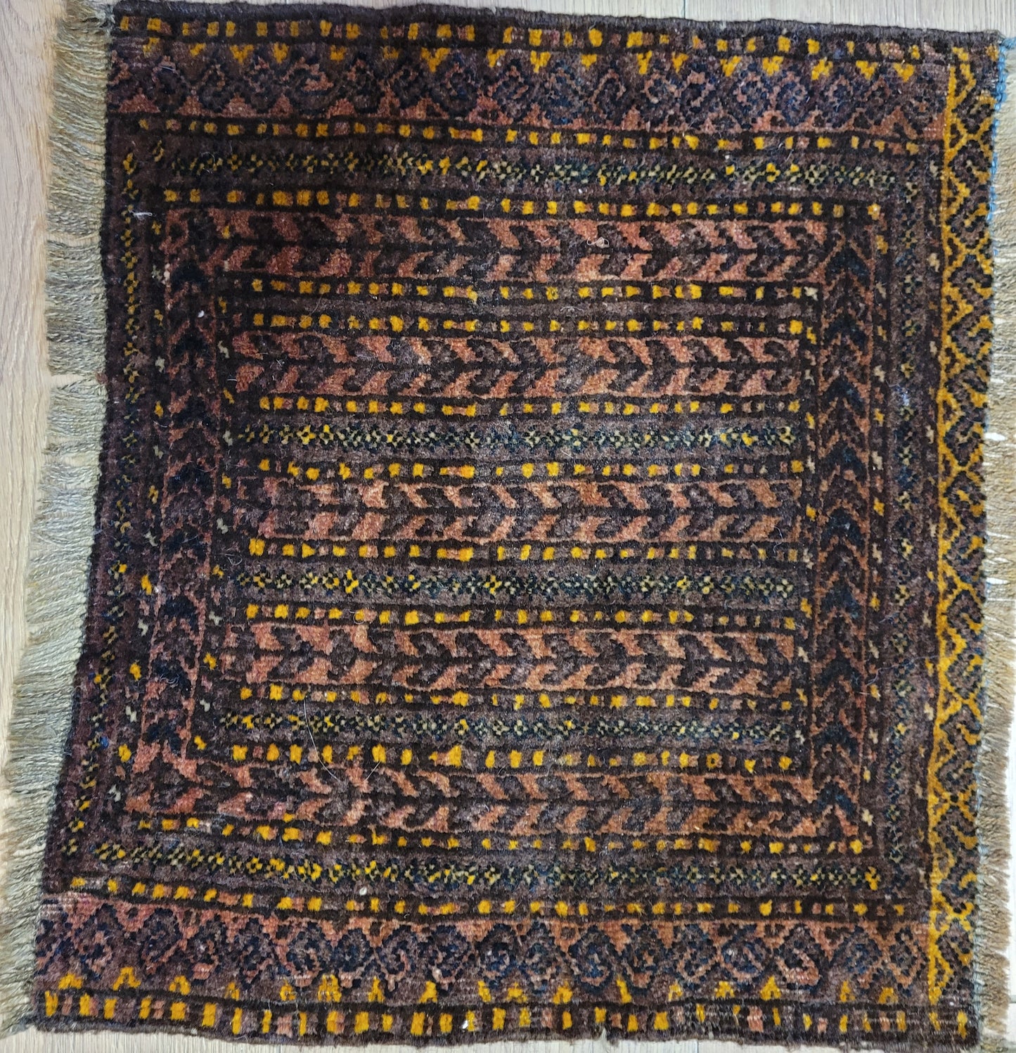 Orientteppich handgeknüpft Beludj 43×50 cm