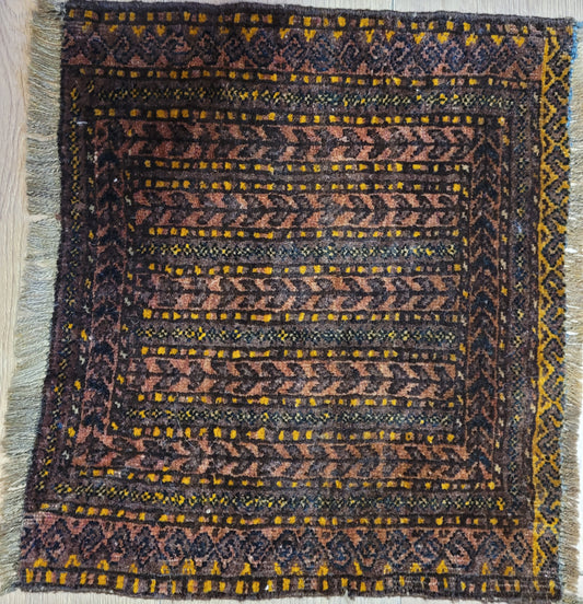 Orientteppich handgeknüpft Beludj 43×50 cm