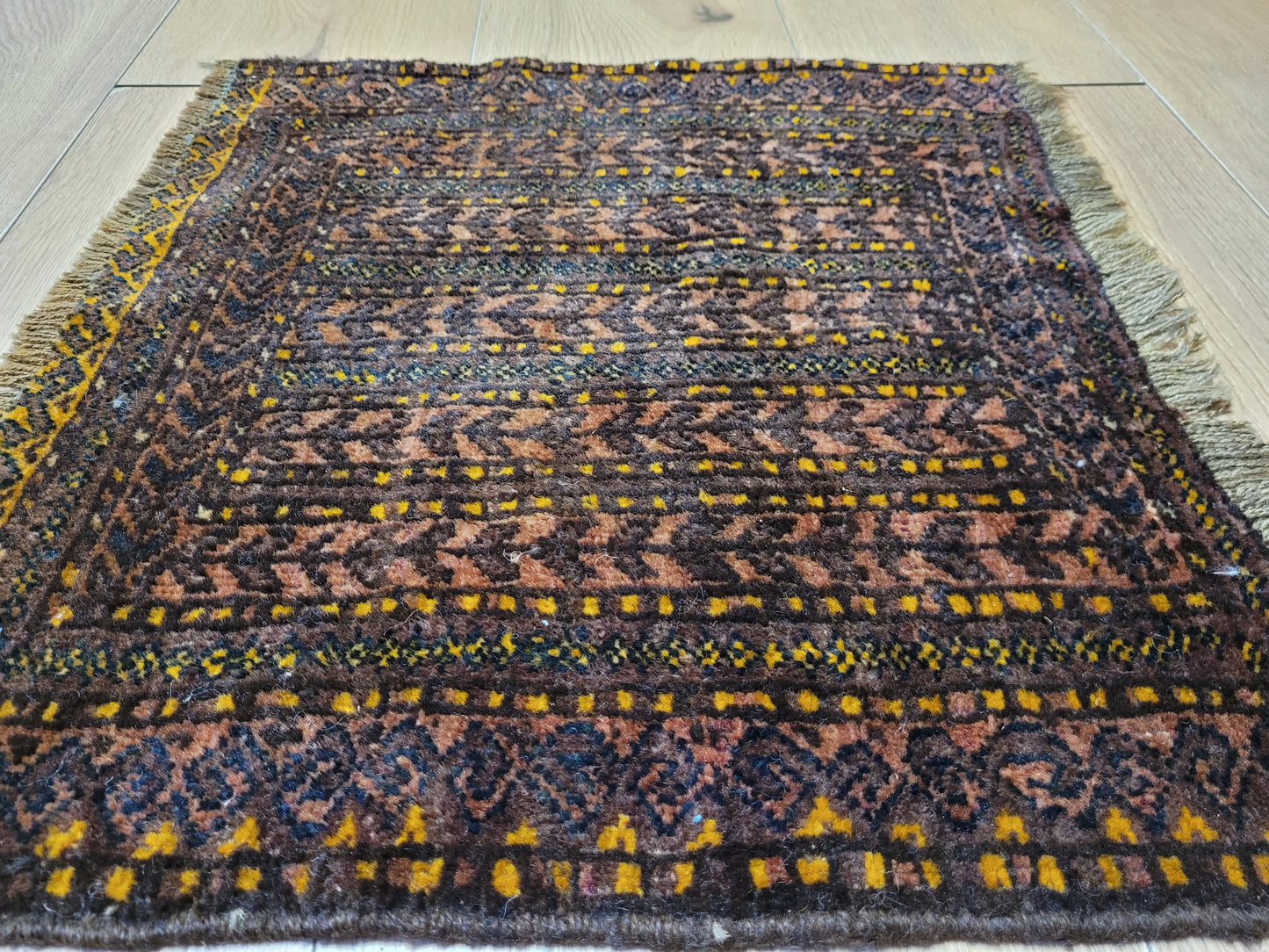 Orientteppich handgeknüpft Beludj 43×50 cm