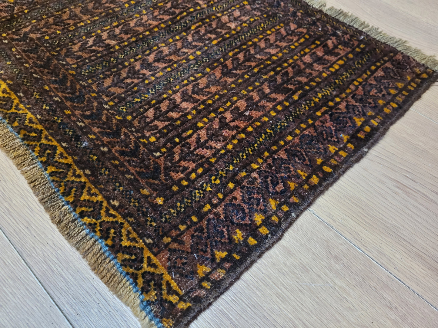 Orientteppich handgeknüpft Beludj 43×50 cm
