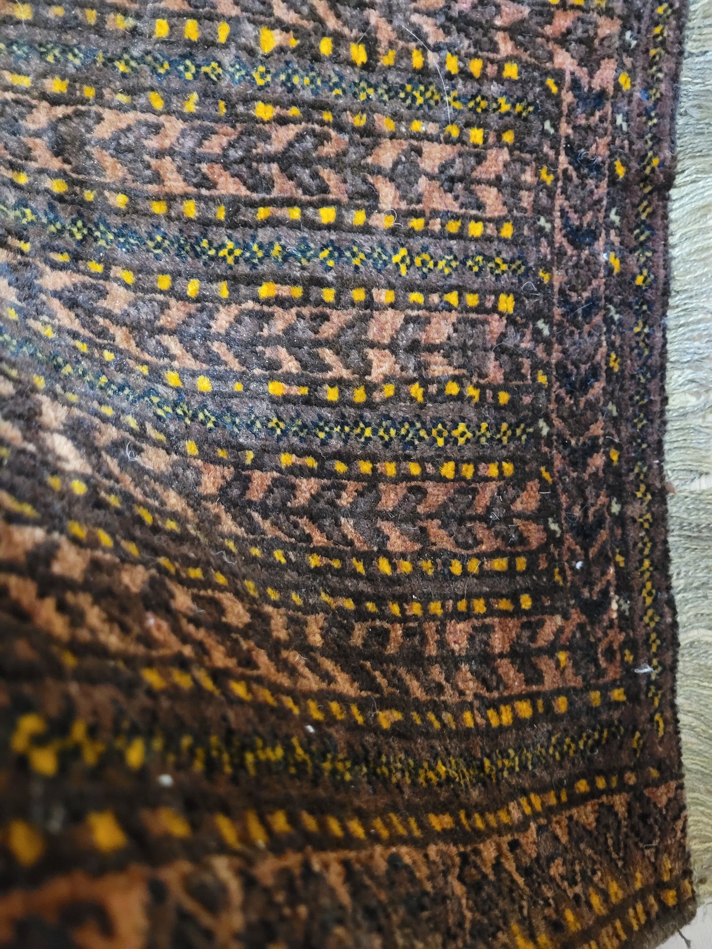 Orientteppich handgeknüpft Beludj 43×50 cm