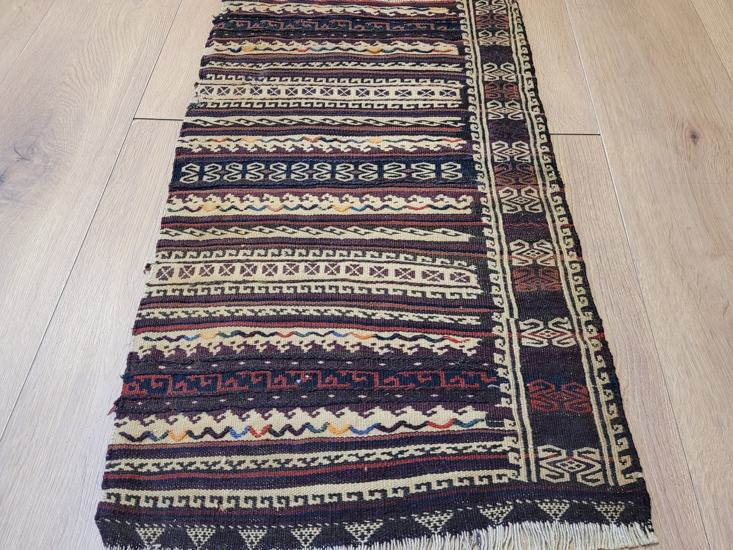 Orientteppich handgeknüpft Beludj 75×45 cm