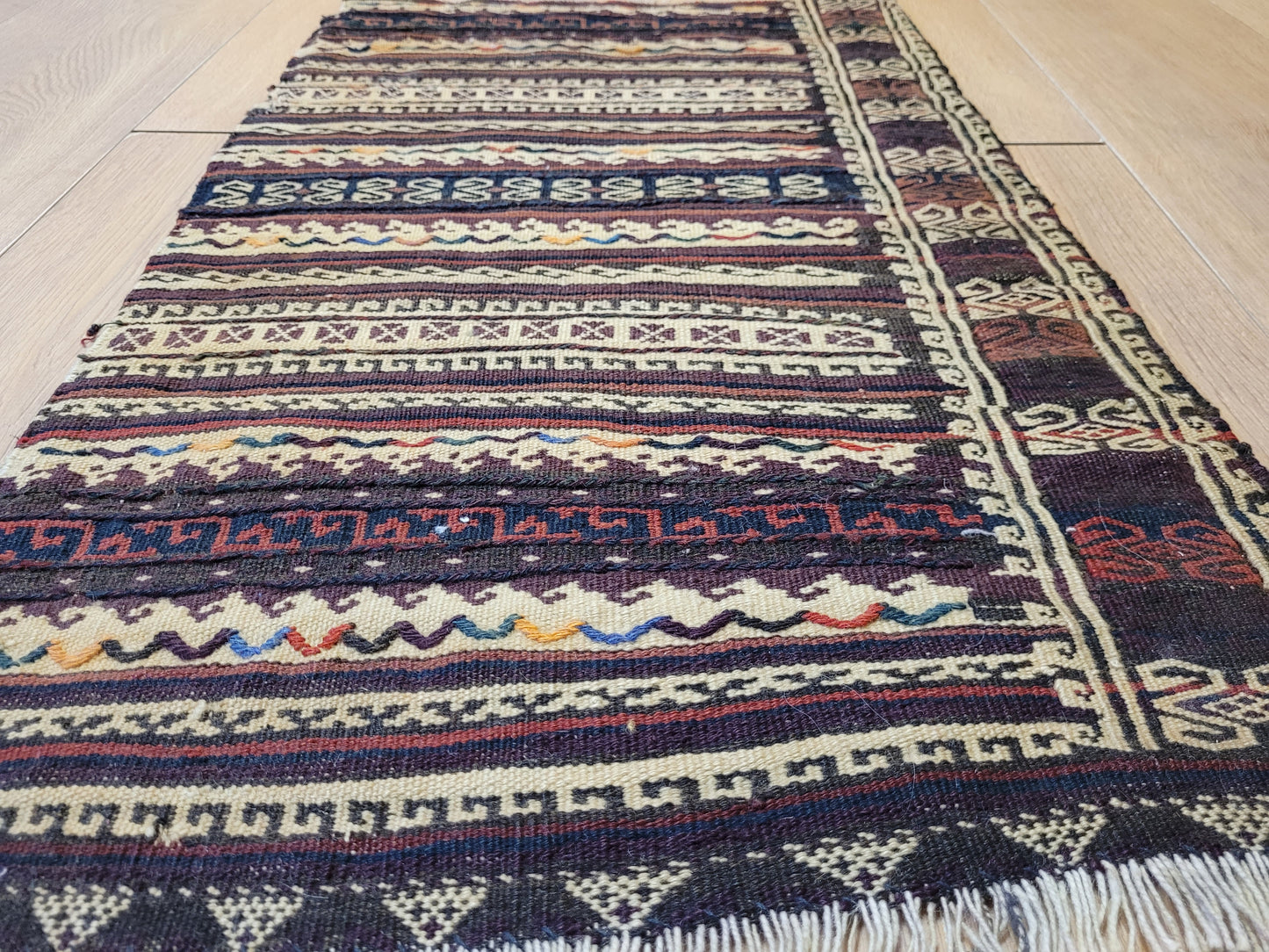 Orientteppich handgeknüpft Beludj 75×45 cm