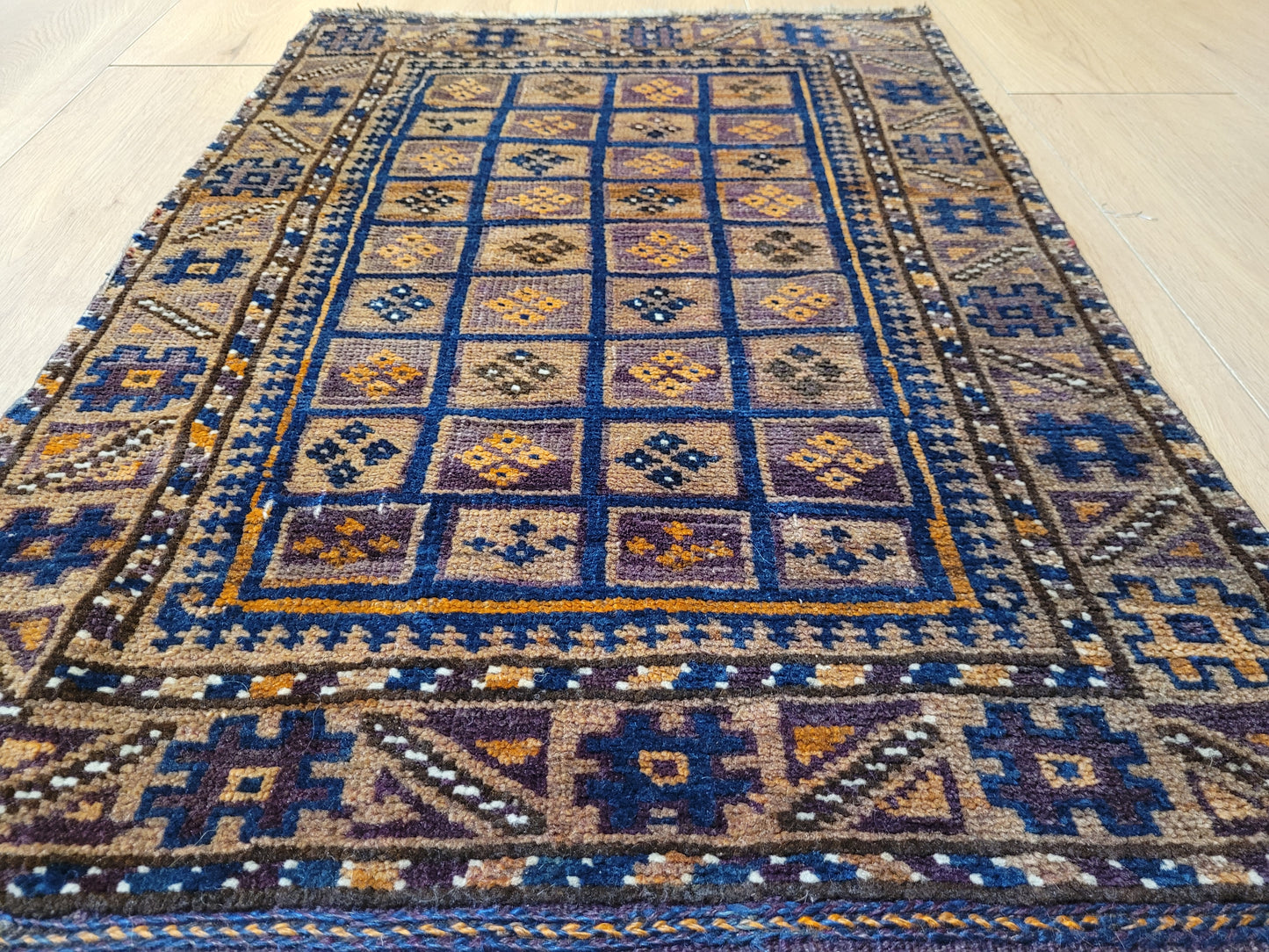 Orientteppich handgeknüpft Beludj 90×60 cm