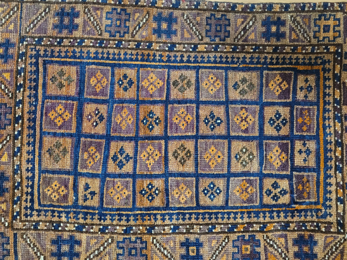 Orientteppich handgeknüpft Beludj 90×60 cm