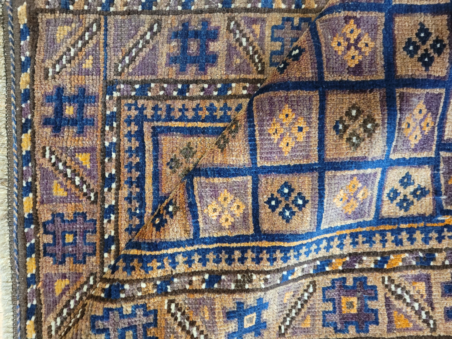 Orientteppich handgeknüpft Beludj 90×60 cm