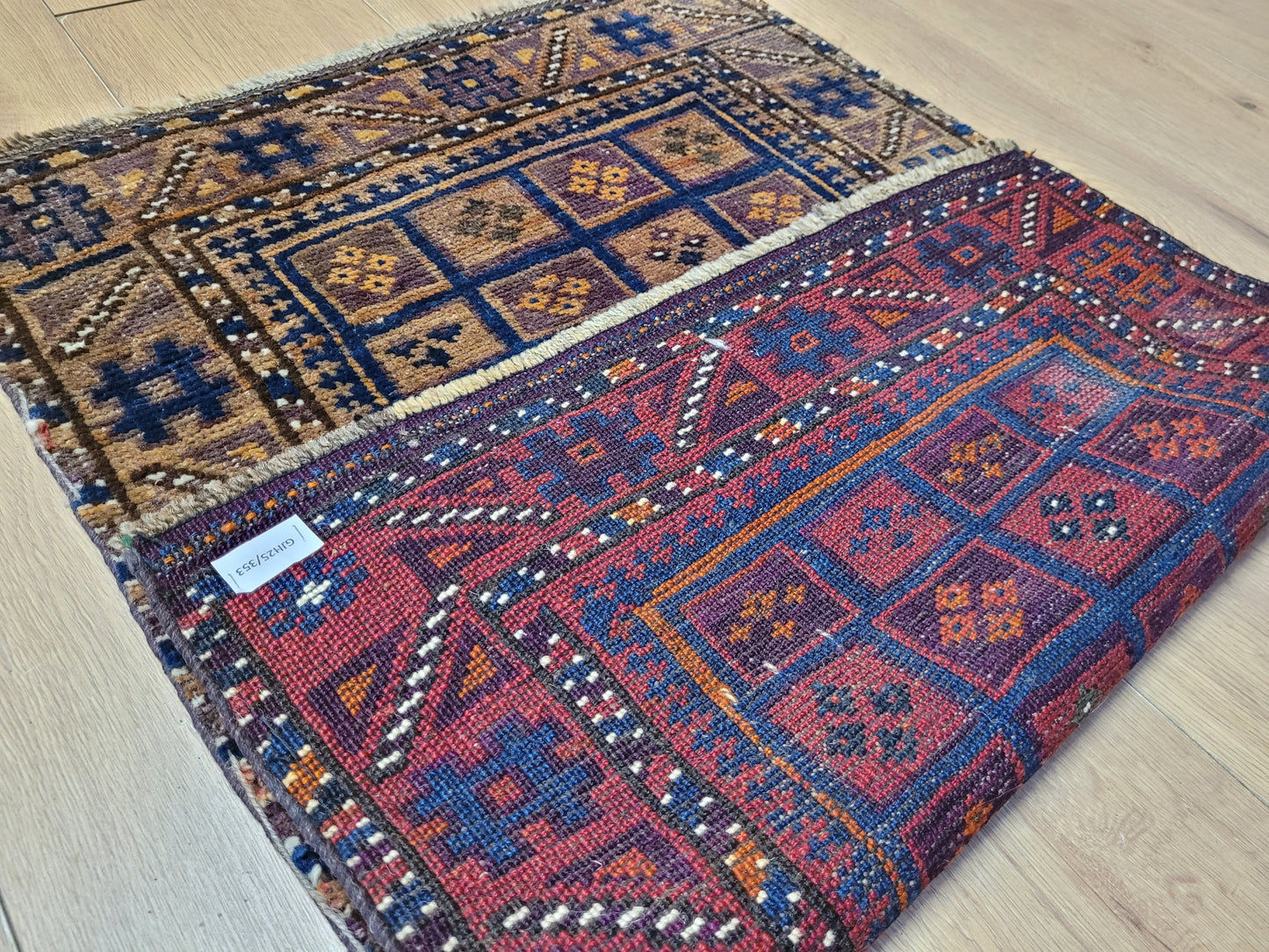 Orientteppich handgeknüpft Beludj 90×60 cm