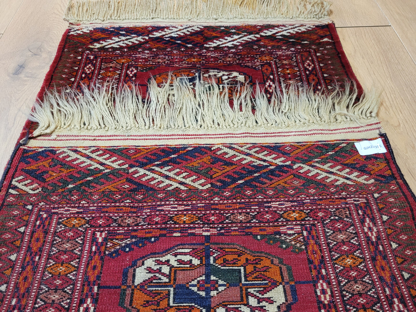 Orientteppich handgeknüpft 100x53 Jamut Rot