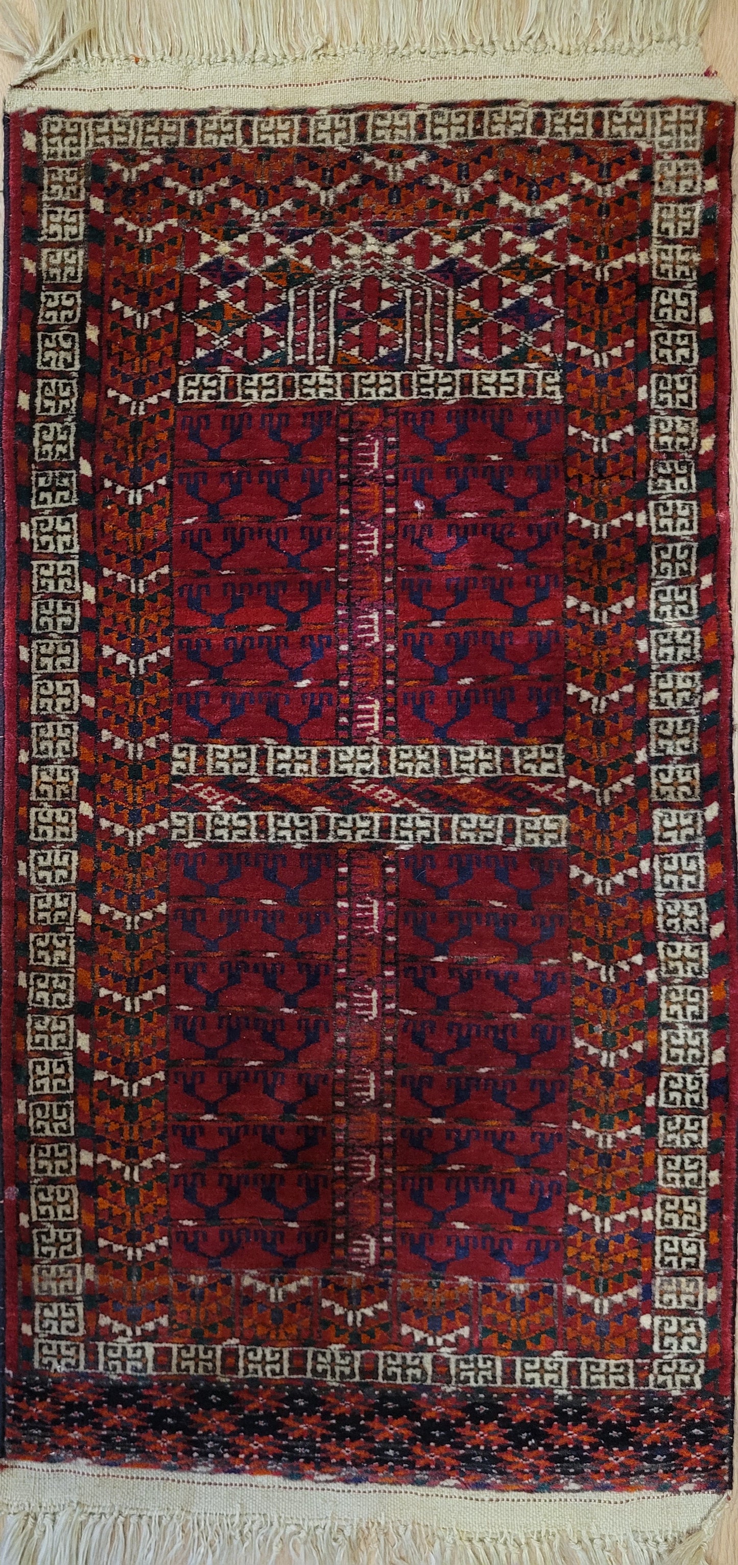 Orientteppich handgeknüpft Jomut 100×50 cm