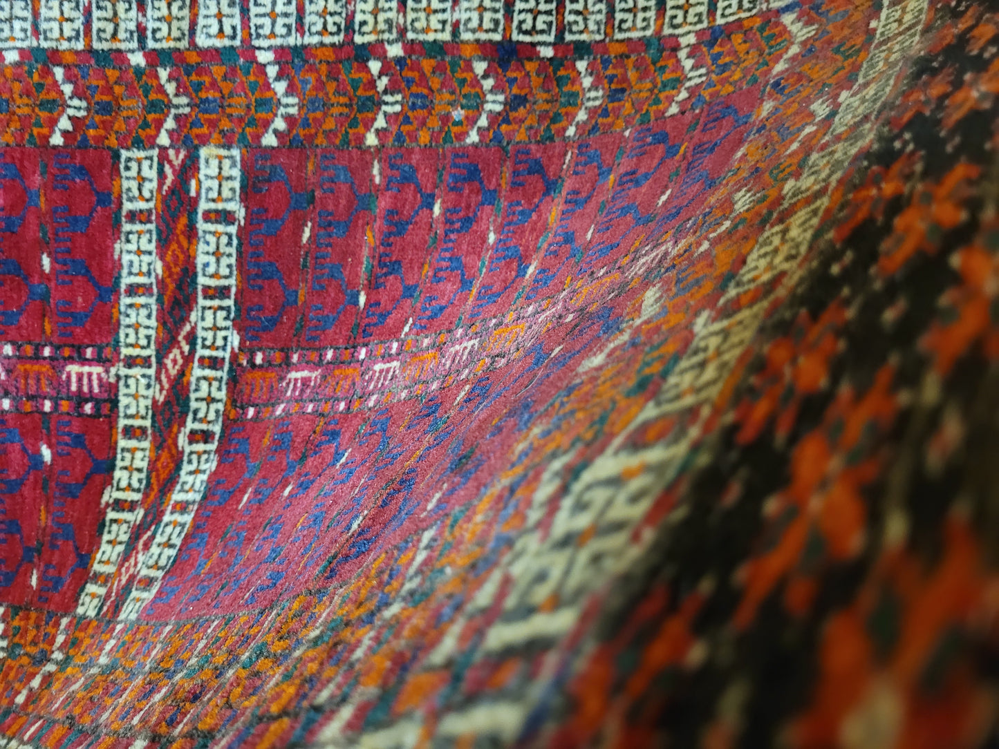 Orientteppich handgeknüpft Jomut 100×50 cm