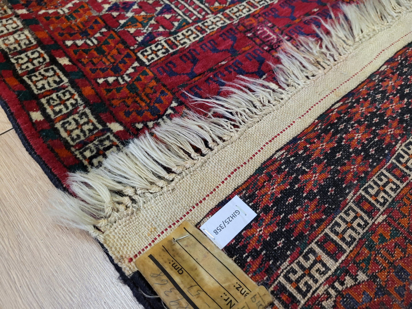 Orientteppich handgeknüpft Jomut 100×50 cm