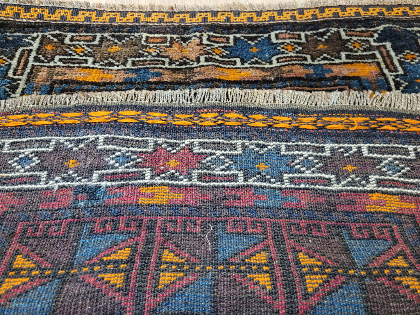 Orientteppich handgeknüpft Beludj 70×68 cm