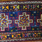 Orientteppich handgeknüpft Kaukasisch Kazak Tasche 100×50 cm
