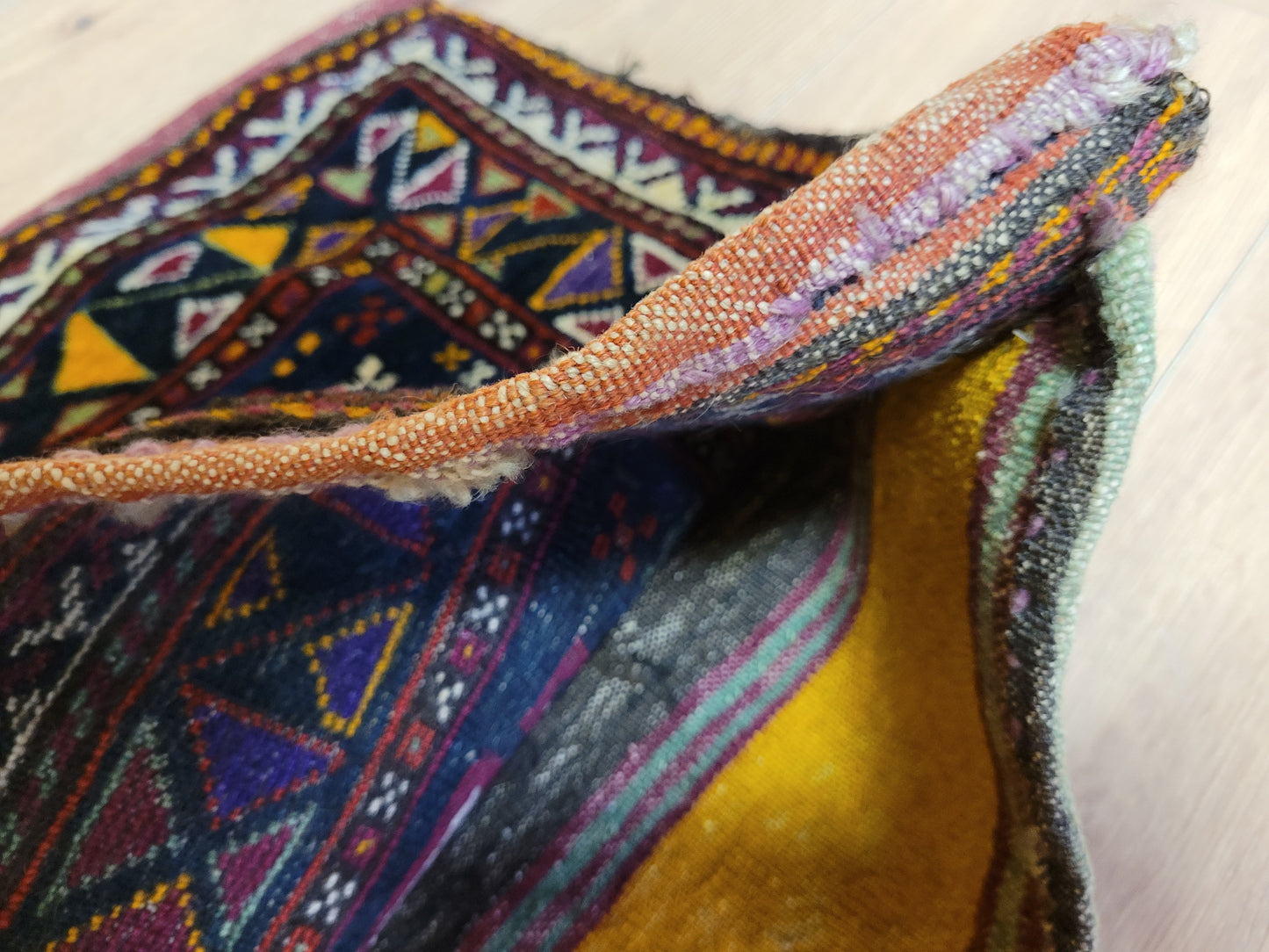 Orientteppich handgeknüpft Kaukasisch Kazak Tasche 100×50 cm