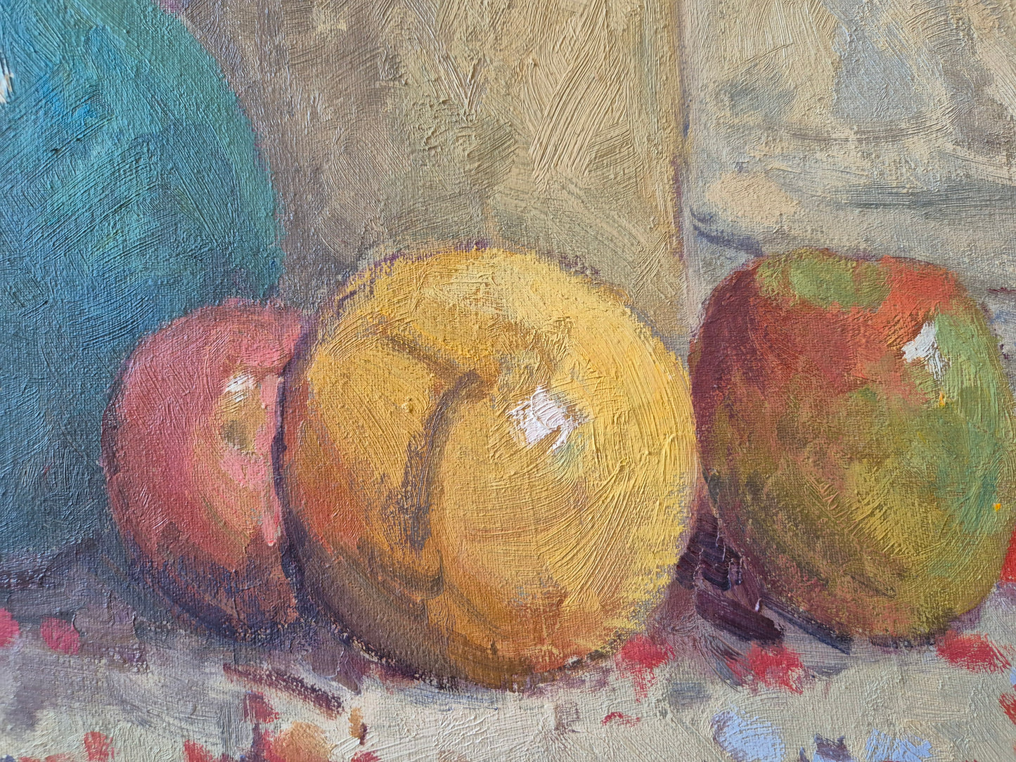 Ölgemälde Impressionismus Stillleben Handsigniert Deutsche Schule (XX)