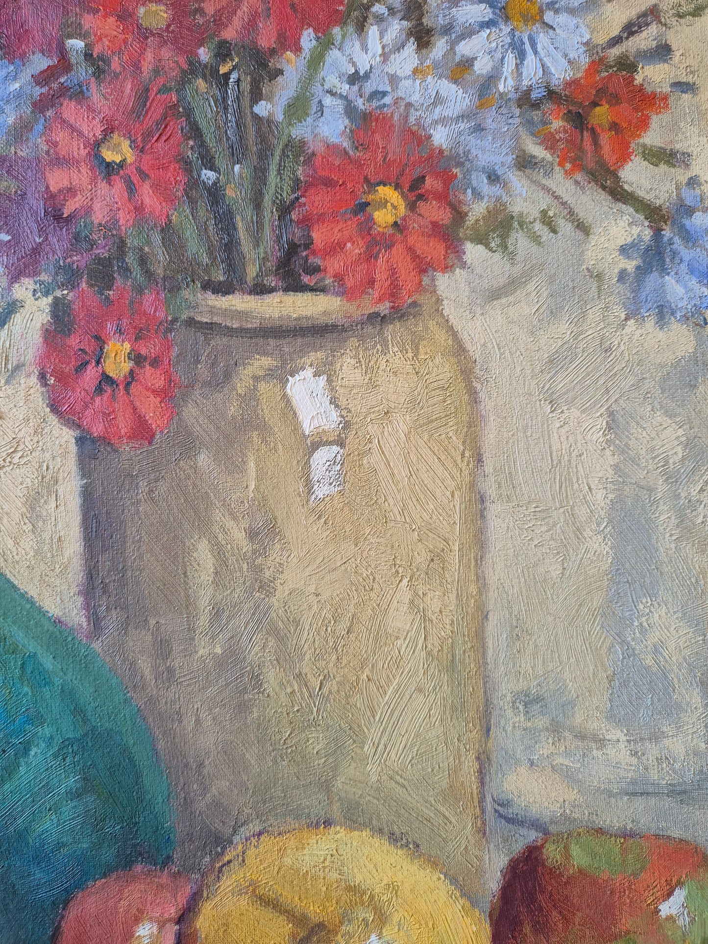 Ölgemälde Impressionismus Stillleben Handsigniert Deutsche Schule (XX)