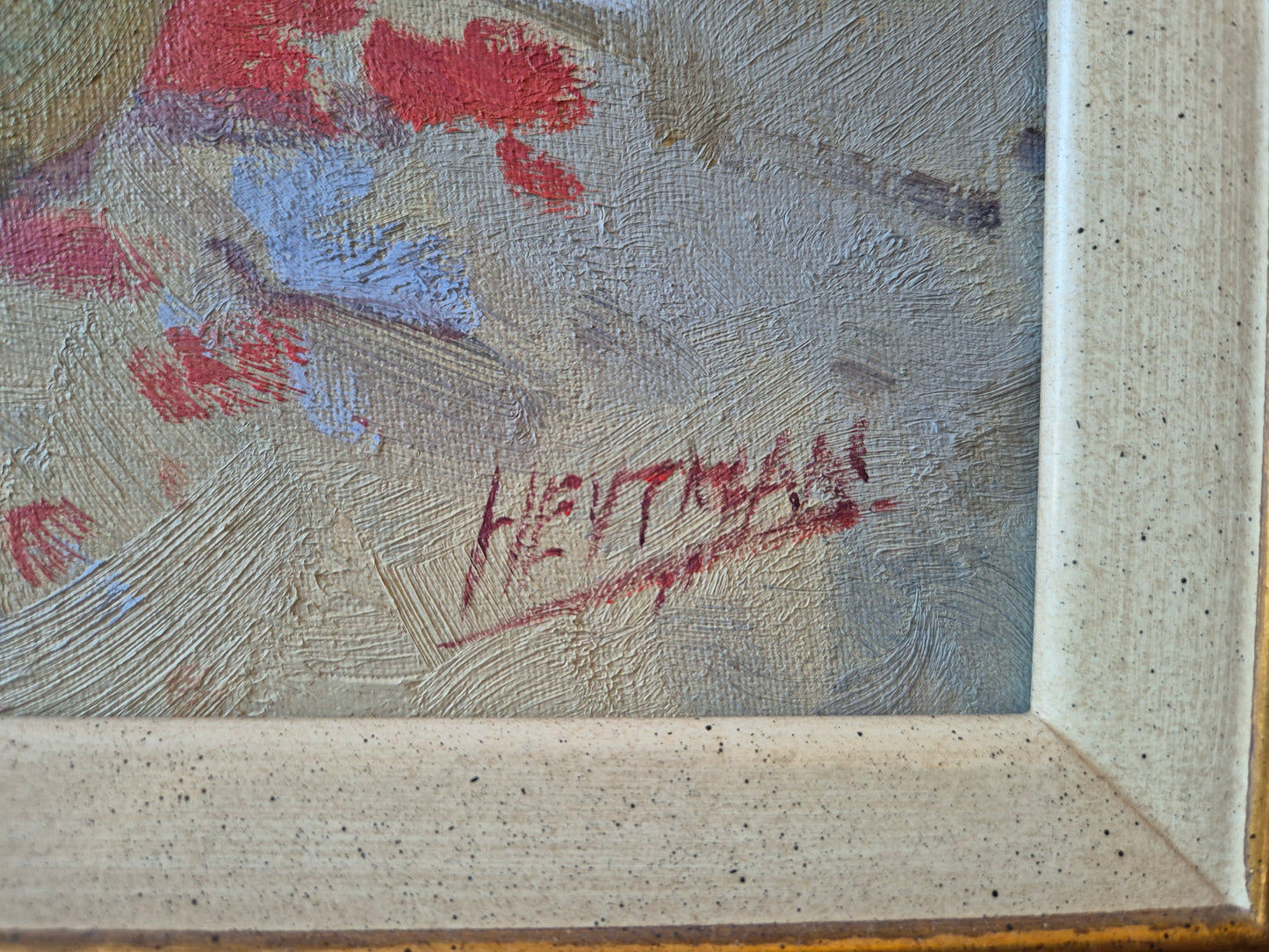 Ölgemälde Impressionismus Stillleben Handsigniert Deutsche Schule (XX)