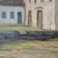 Ölgemälde Impressionismus Handsigniert Dorfkirche Lateinamerika (XX)