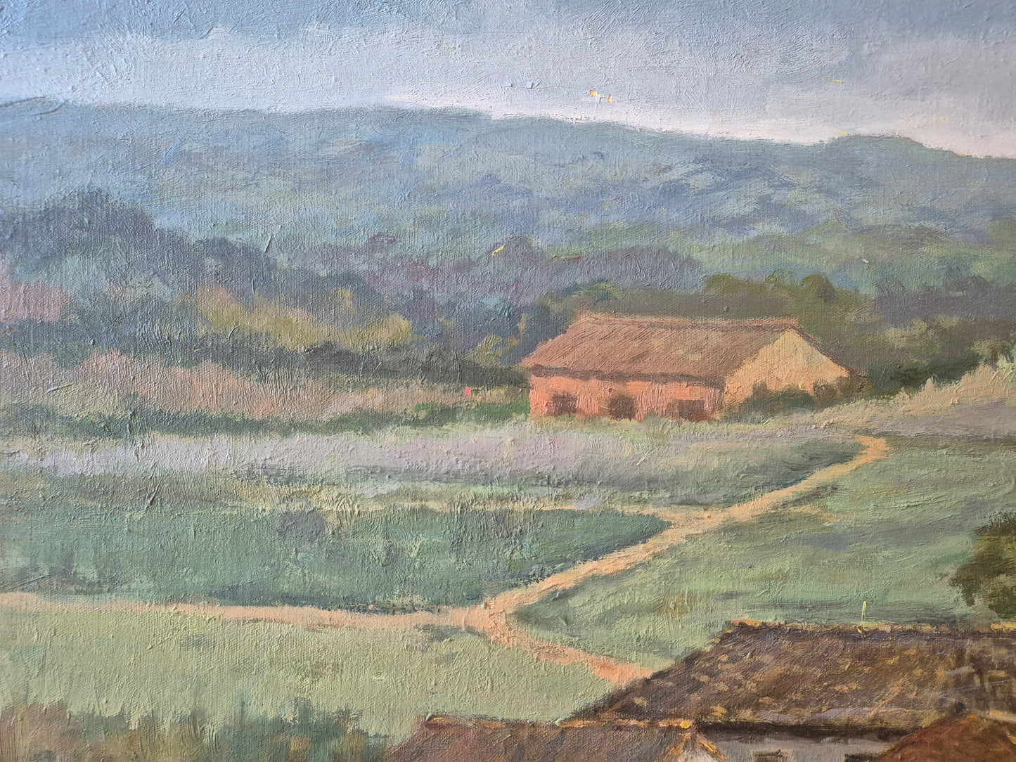 Ölgemälde Landschaft Donato Pacicco (XX) Velho Engenho Em Parati 72x88cm