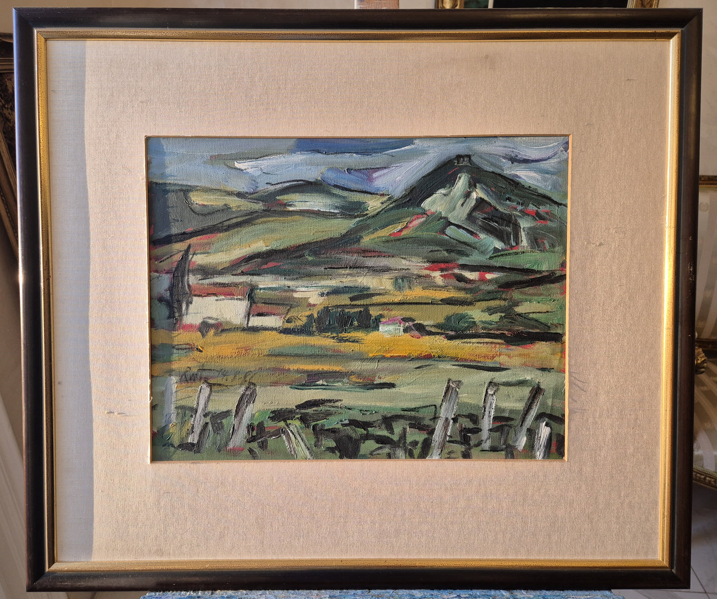 Rolf-Dietrich Ratzmann (1944–1992) Ölgemälde Expressionistische Landschaft