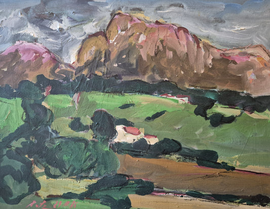 Ölgemälde Landschaft Ausdrucksstark Rolf-Dietrich Ratzmann (1944–1992)