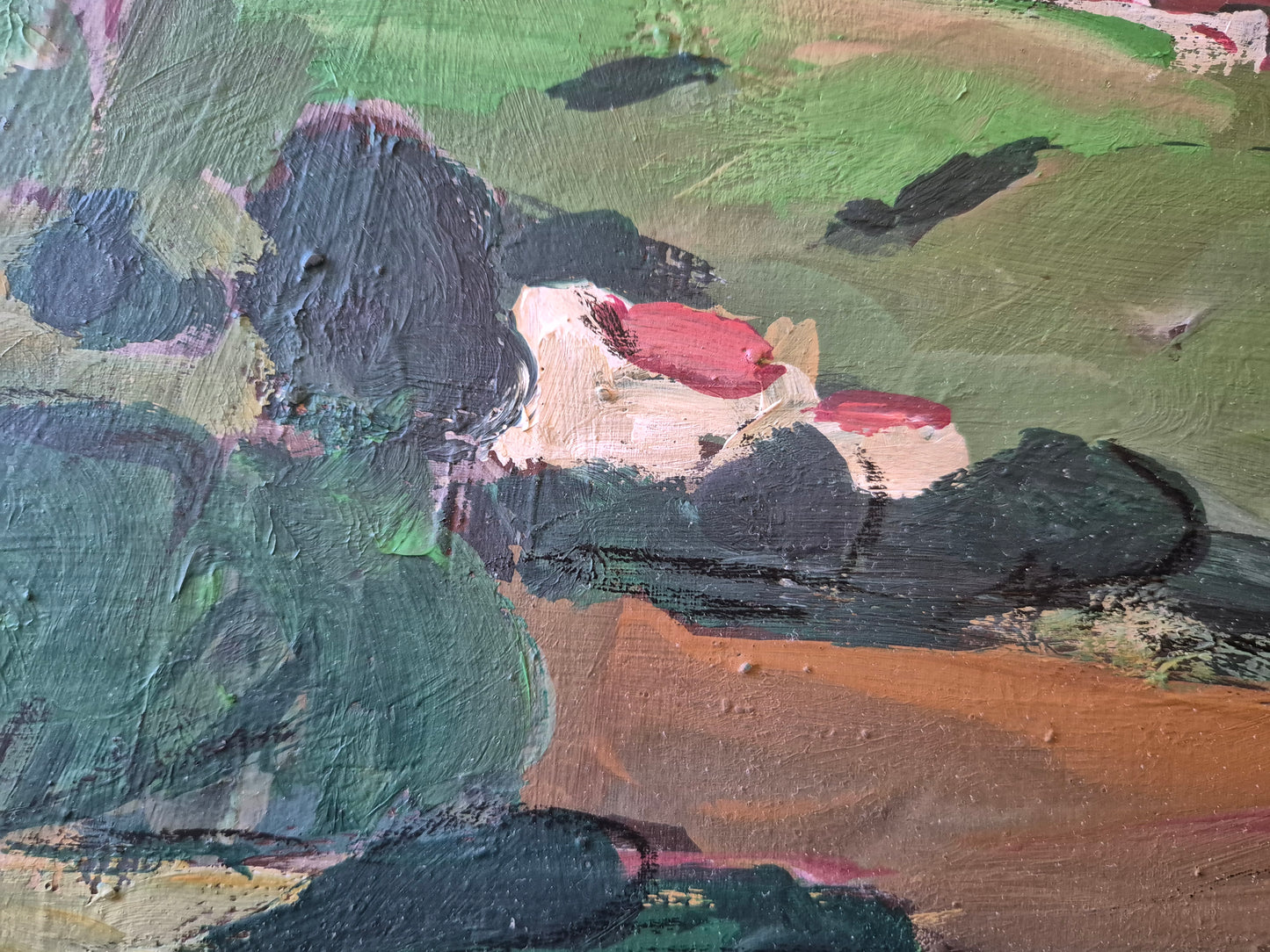 Ölgemälde Landschaft Ausdrucksstark Rolf-Dietrich Ratzmann (1944–1992)