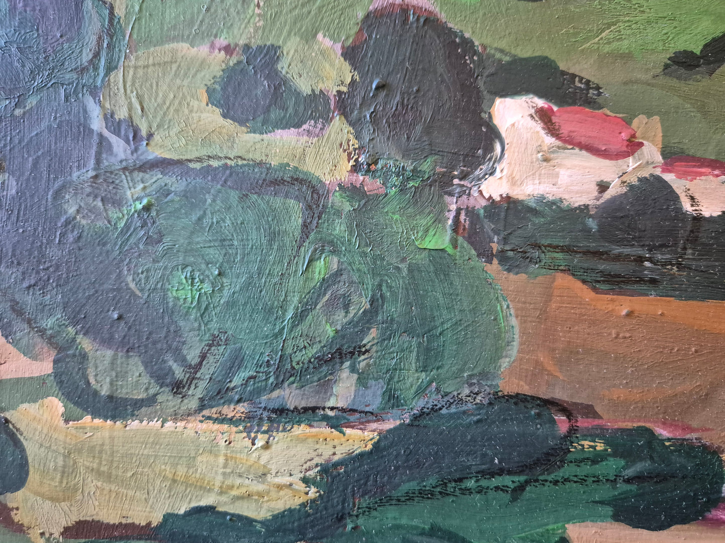 Ölgemälde Landschaft Ausdrucksstark Rolf-Dietrich Ratzmann (1944–1992)