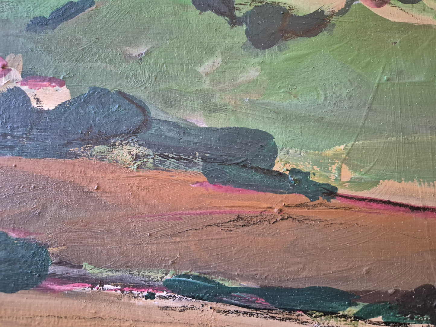 Ölgemälde Landschaft Ausdrucksstark Rolf-Dietrich Ratzmann (1944–1992)