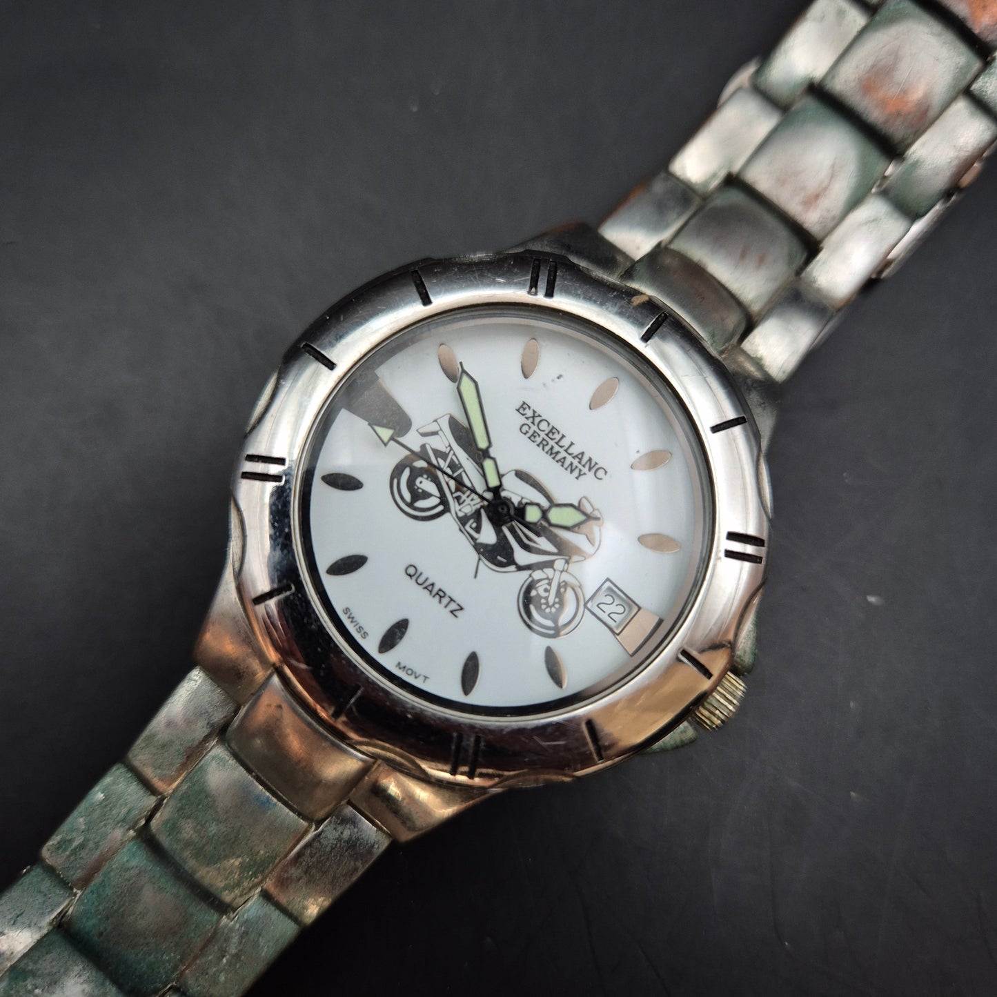 Excellanc Herren Uhr – Motorrad-Design für Biker-Fans
