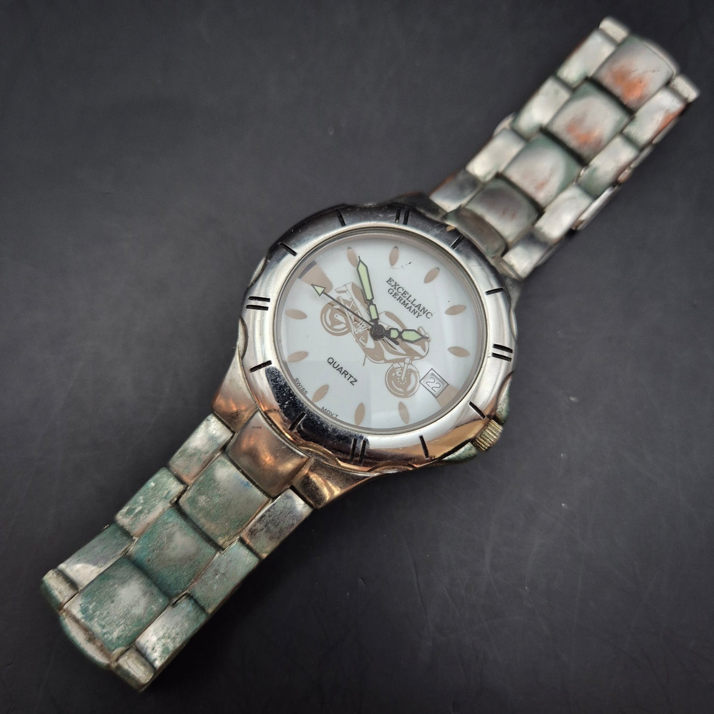 Excellanc Herren Uhr – Motorrad-Design für Biker-Fans