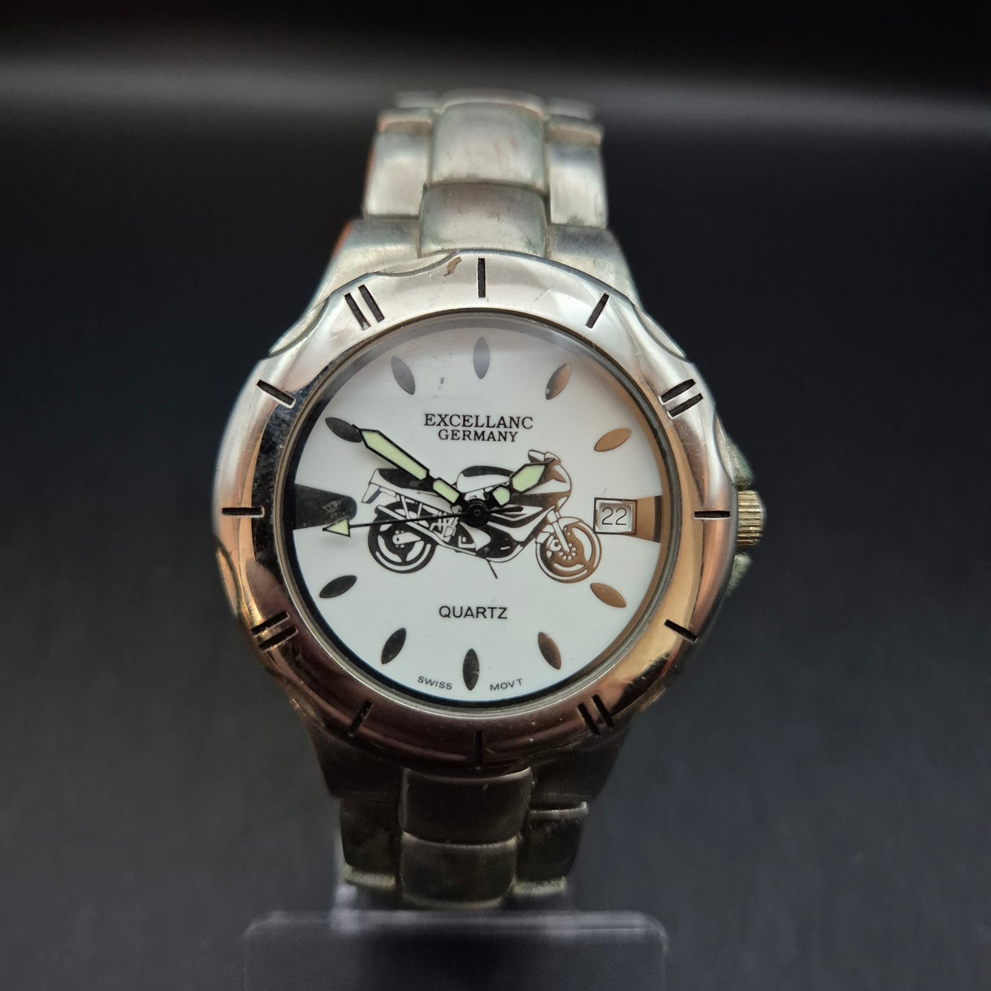 Excellanc Herren Uhr – Motorrad-Design für Biker-Fans