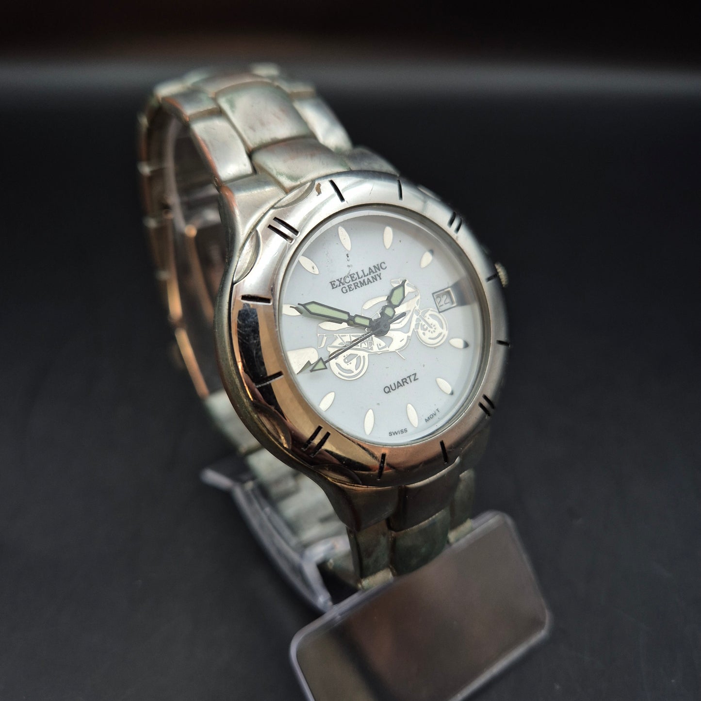 Excellanc Herren Uhr – Motorrad-Design für Biker-Fans