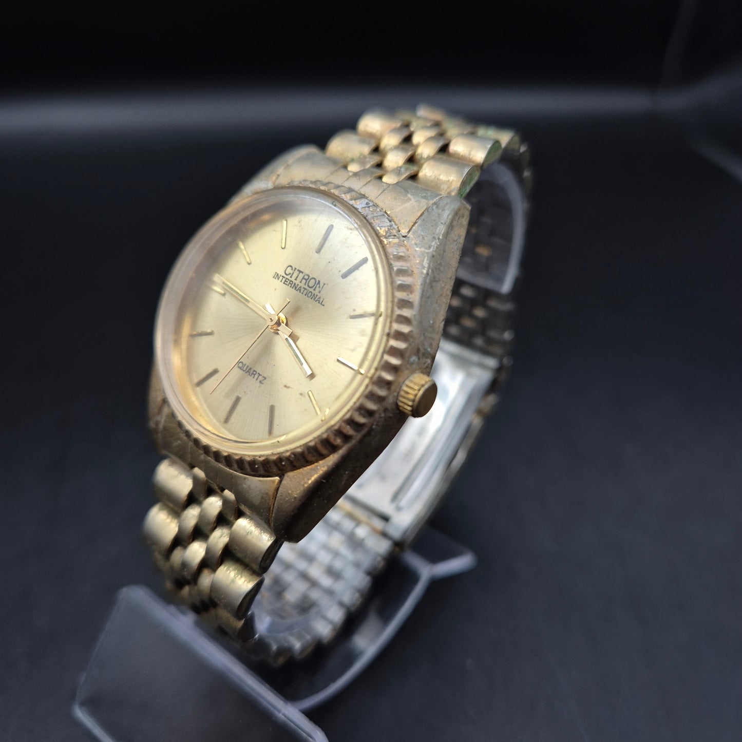 Citron Herren Uhr – Klassisches Design in Goldoptik