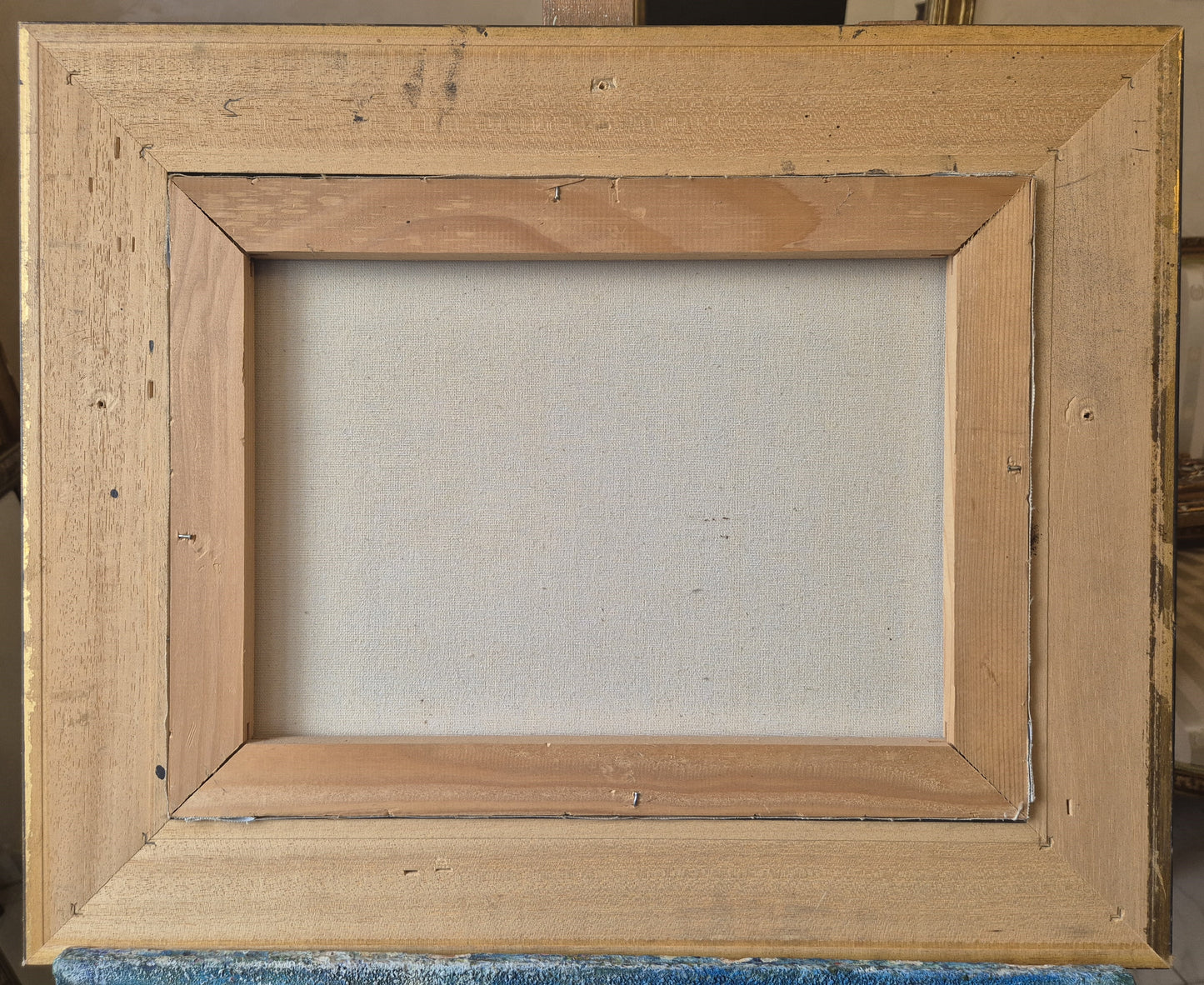 Ölgemälde Stillleben Früchte Krug K. Cotton (XX) Gerahmt 44x54cm