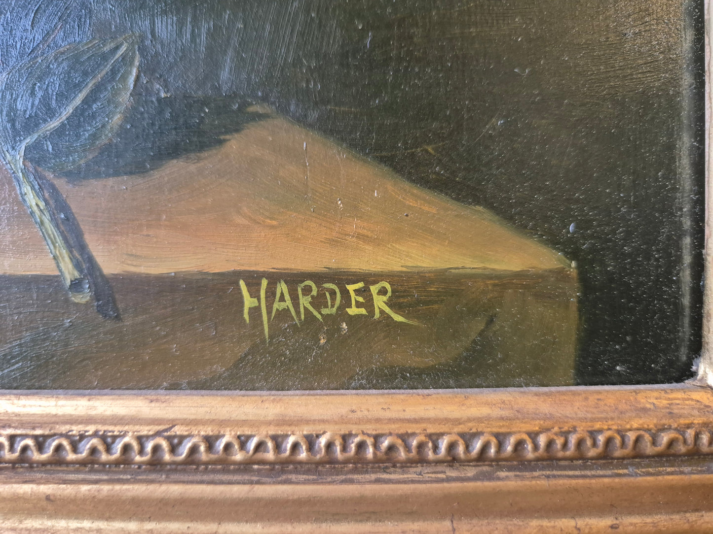 Gemälde Stillleben Blumen Handsigniert Blumenstrauß Harder (XX) 58x48cm