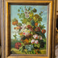 Gemälde Stillleben Blumen Blumenstrauß Handsigniert M. Wagner (XX) 55x45