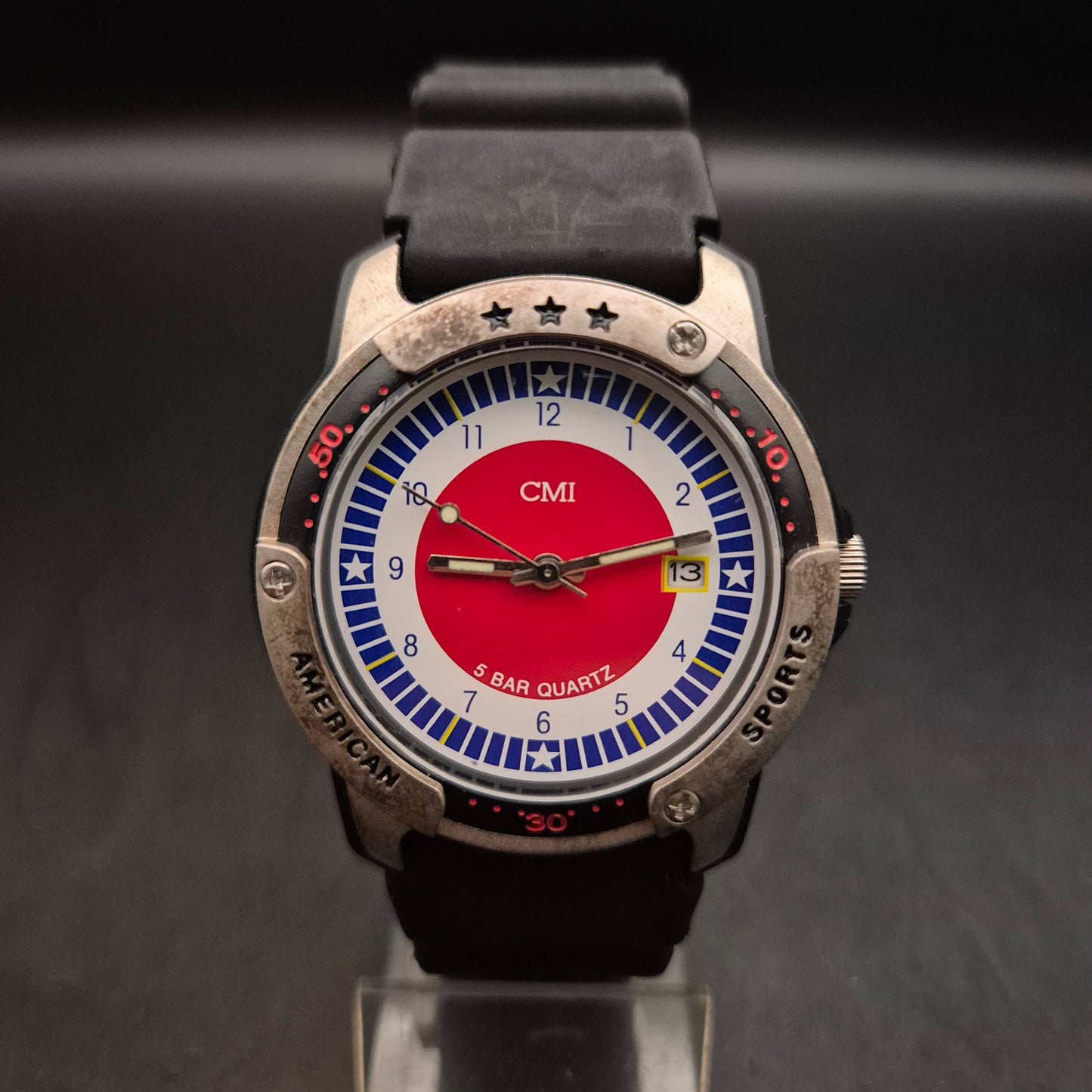 CMI Sports Uhr – American Style mit Datumsanzeige (5 Bar)