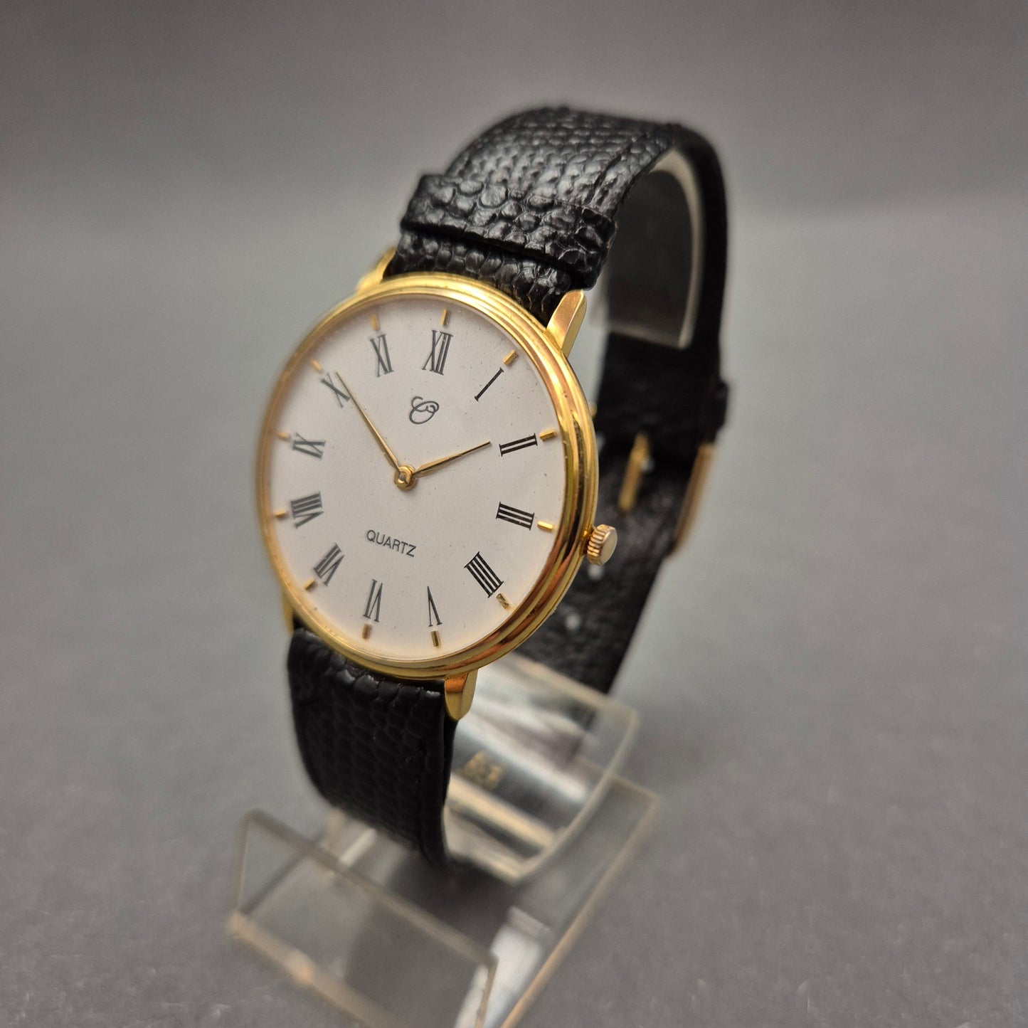 Klassische Herren Uhr mit römischen Ziffern – Eleganter Vintage-Stil
