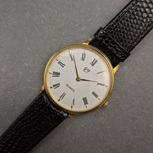 Klassische Herren Uhr mit römischen Ziffern – Eleganter Vintage-Stil