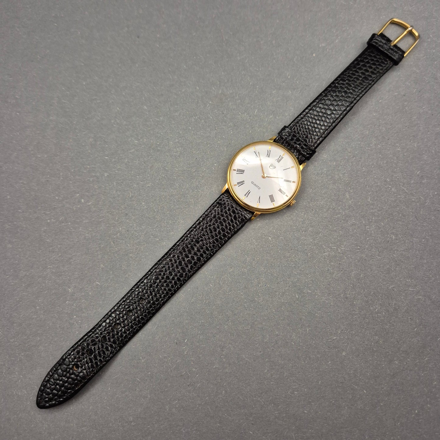 Klassische Herren Uhr mit römischen Ziffern – Eleganter Vintage-Stil