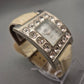 Elegante Damen Uhr von C&S Paris mit Kristallbesatz