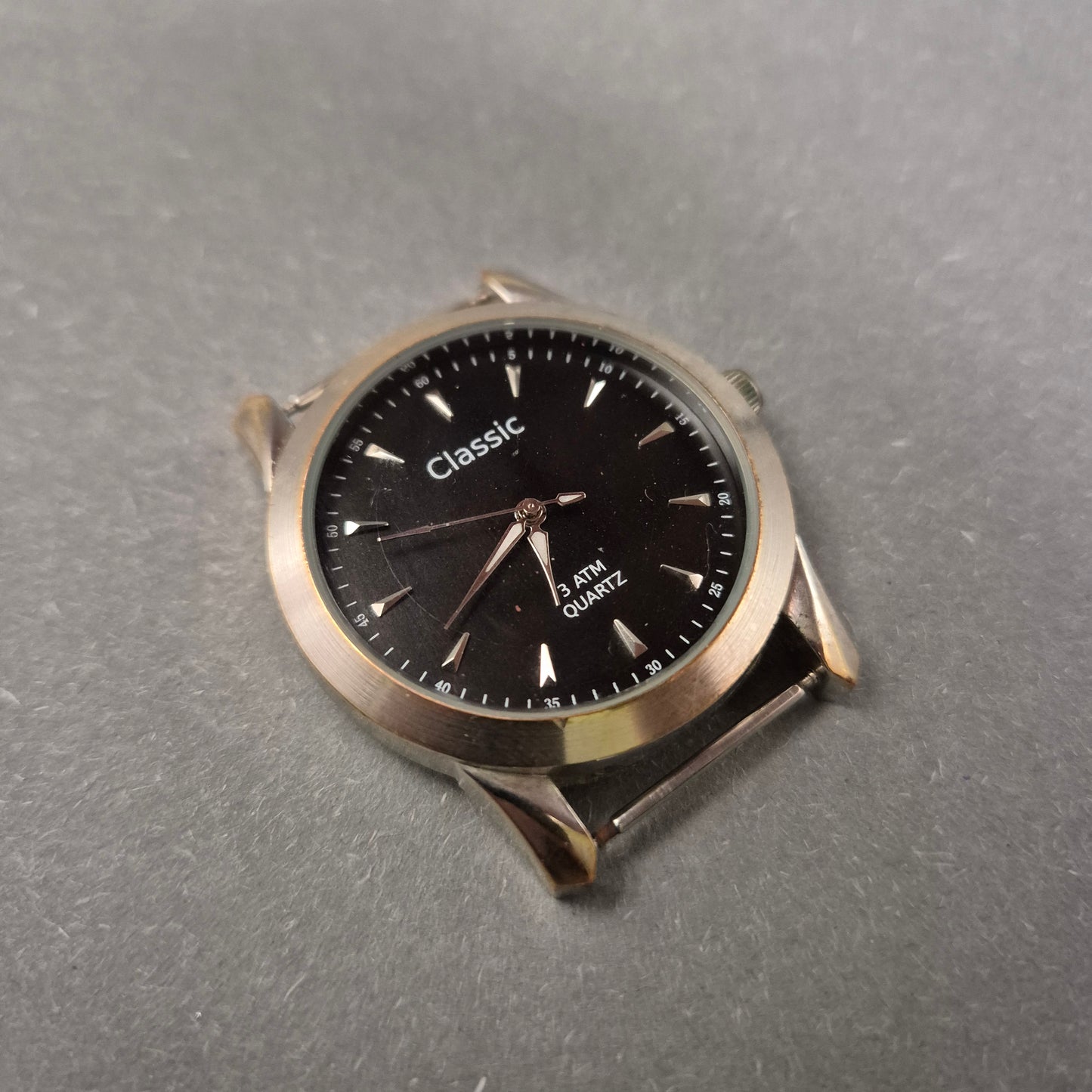 Schlichte Herren Uhr „Classic“ mit schwarzem Zifferblatt