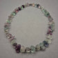 Fluorit Halskette mit bunten Naturstein Splittern – Sanfte Farbverläufe